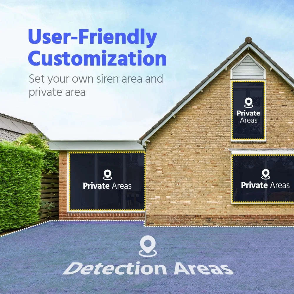 ANNKE 8CH Ultra HD PoE Security Camera Kit with 3K Video-4pcs camera / spain / 2T