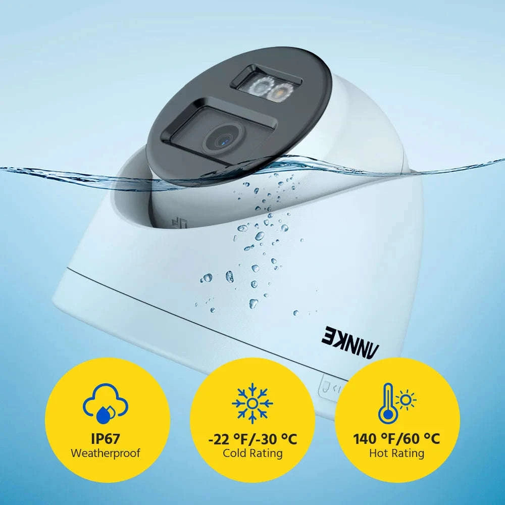ANNKE 8MP 4K PoE Surveillance Camera with Human Detection-Turret / spain