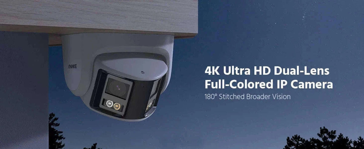 ANNKE 8MP Dual Lens 180° Panoramic PoE Security Camera-I91DX / spain