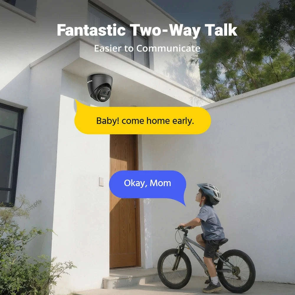 ANNKE AC500 3K Outdoor PoE Security Camera with Human Detection-Type 2 / United States