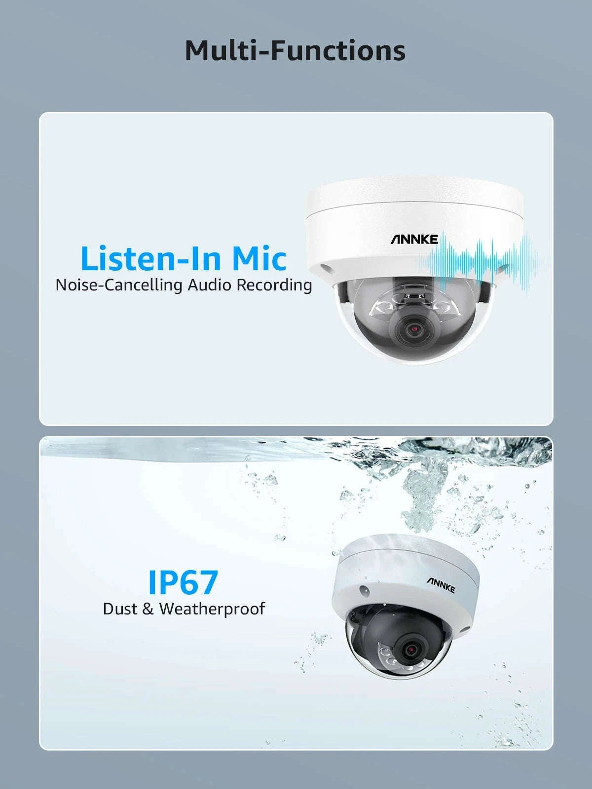 ANNKE C800 4K PoE Outdoor Security Camera with Mic-United States