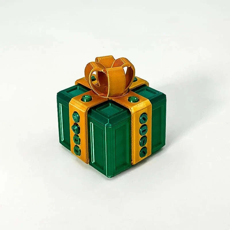 Annoying Gift Box with Screws – Hilarious Prank Container-black yellow / 6cmx6cm