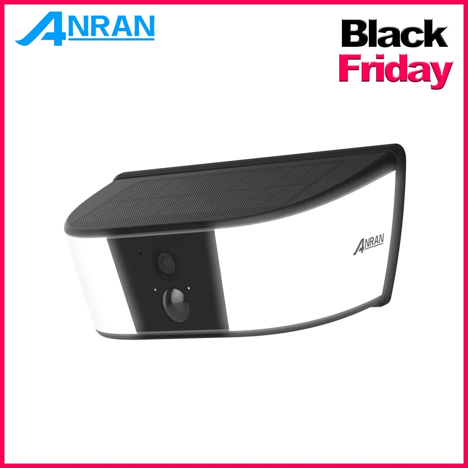 ANRAN 1296P Floodlight WiFi Solar Camera-1pc Solar Camera