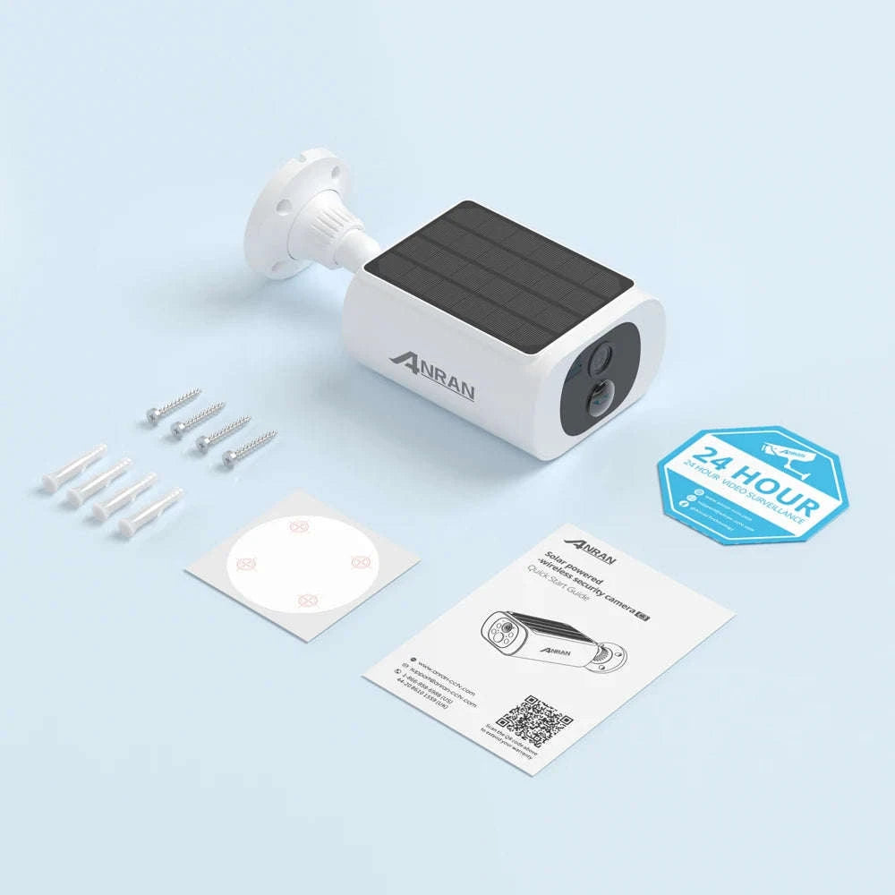 ANRAN 2K Solar Wireless Outdoor Security Camera 4-Pack-4pcs Cam ANRAN APP / spain