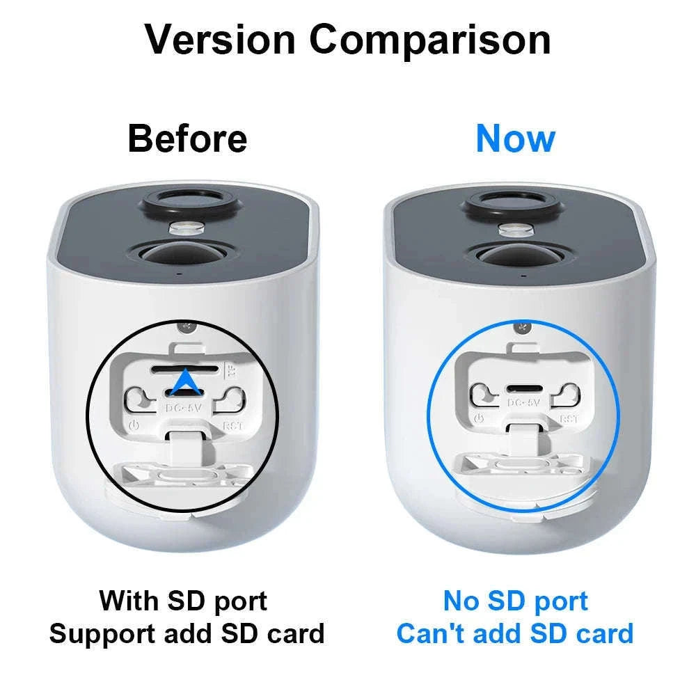 ANRAN 3MP Battery WiFi Security Camera with Cloud Storage-2PCS Battery Cam / spain