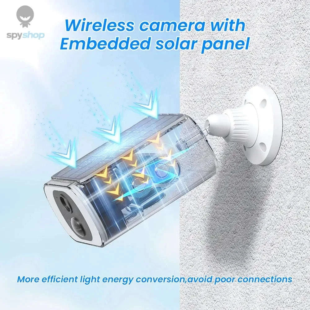 ANRAN Solar WiFi Security Camera – 3MP Outdoor Protection with Smart Alerts-4pcs Cam ANRAN APP / GERMANY