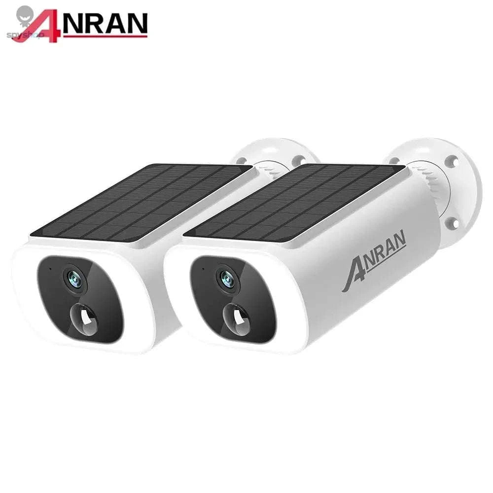 ANRAN Solar WiFi Security Camera – 3MP Outdoor Protection with Smart Alerts-4pcs Cam ANRAN APP / GERMANY