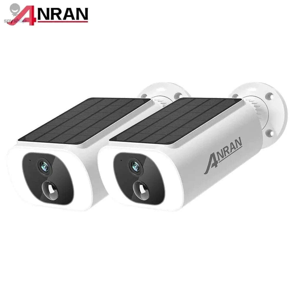ANRAN Solar WiFi Security Camera with 3MP Outdoor Protection-4pcs Cam ANRAN APP / GERMANY