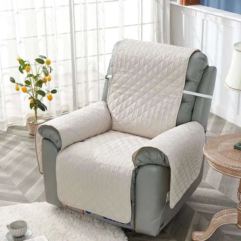Anti-Slip Quilted Recliner Chair Cover for Extra Comfort-A1 Sofa Mat / 1 Seat
