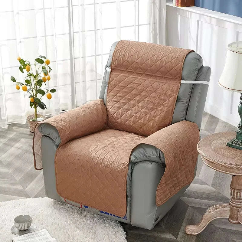 Anti‑Slip Recliner Chair Cover – Quilted Seat Slipcover-A8 Sofa Mat / 1 Seat