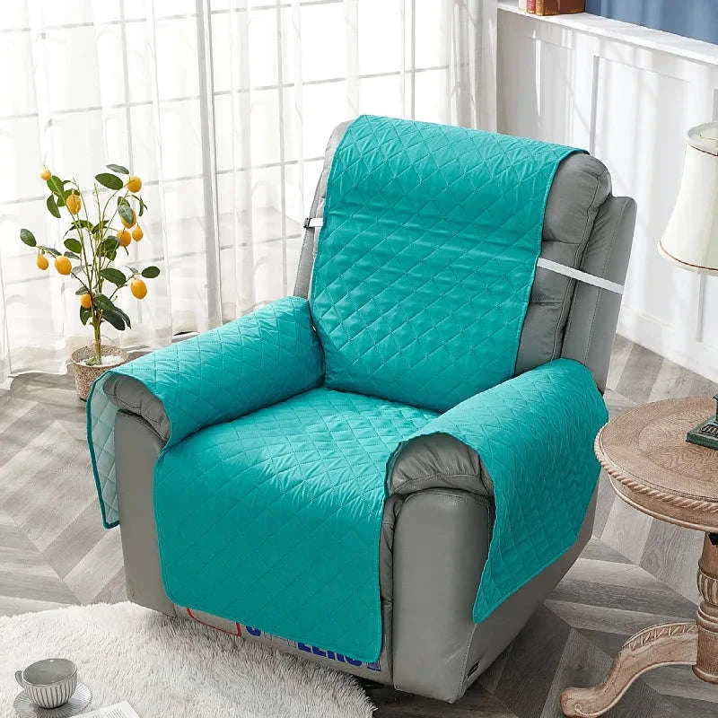 Anti‑Slip Recliner Chair Cover – Quilted Seat Slipcover-A8 Sofa Mat / 1 Seat