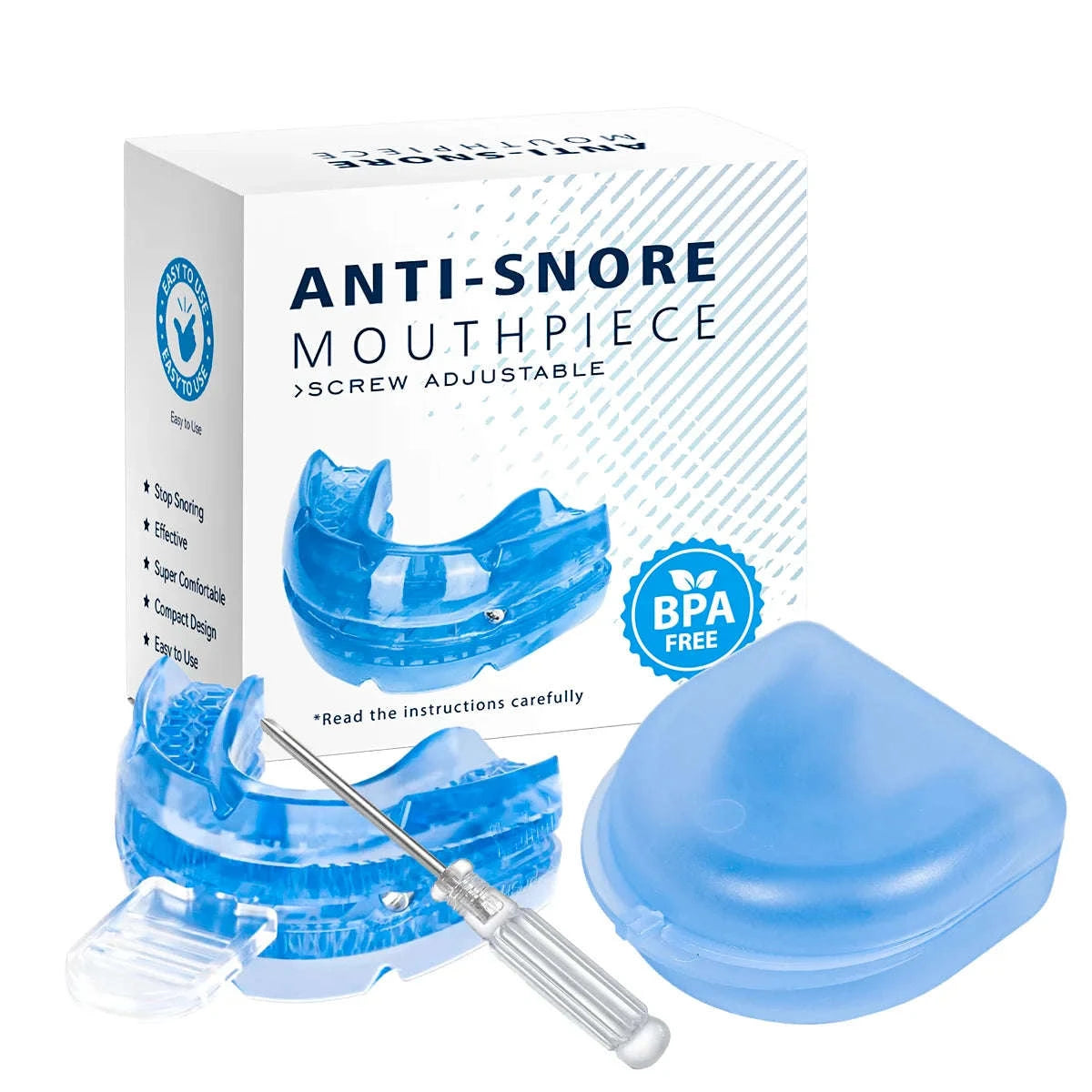 Anti Snore Bruxism Mouth Guard-Pink