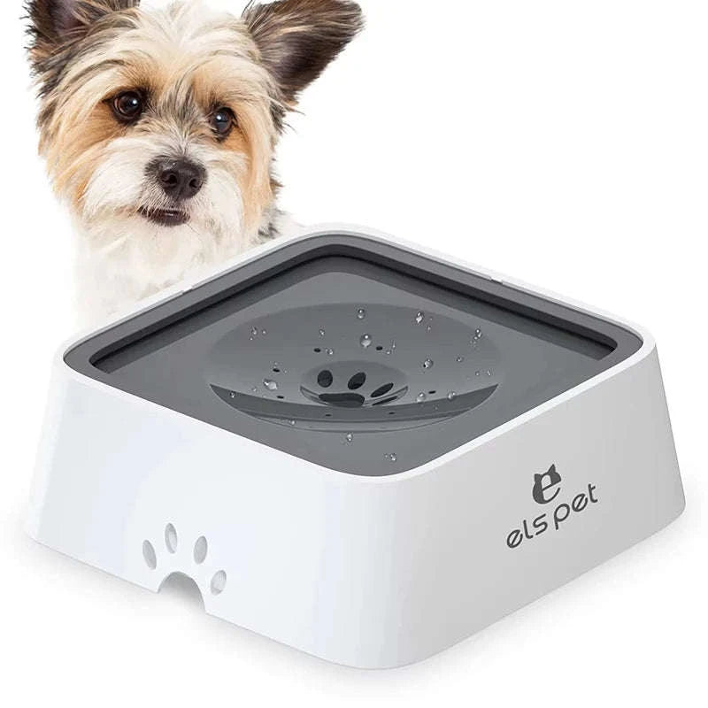 Anti Spill Dog Water Bowl-Grey