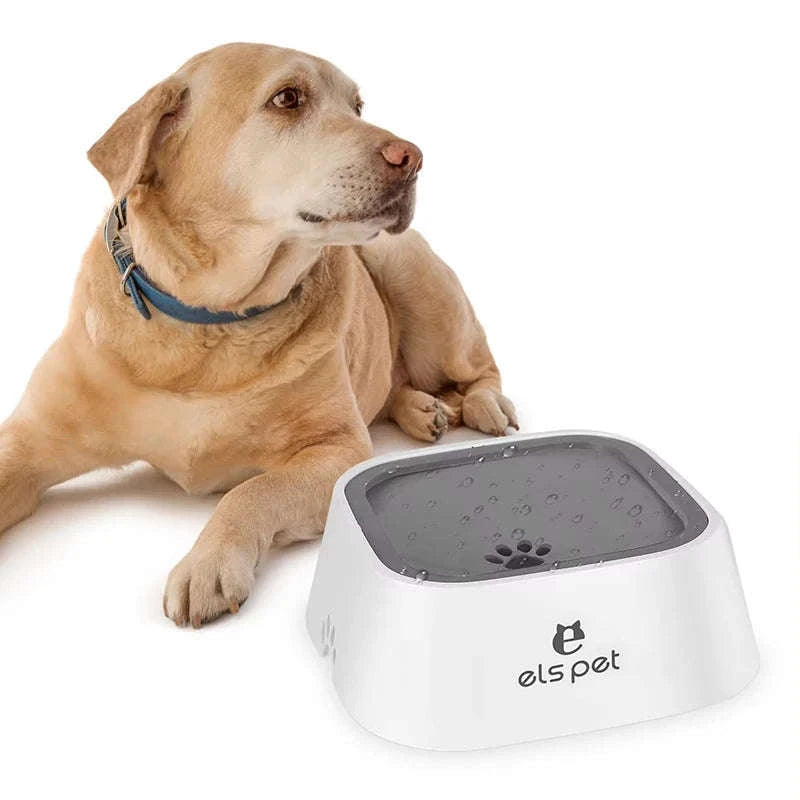 Anti Spill Dog Water Bowl-Grey