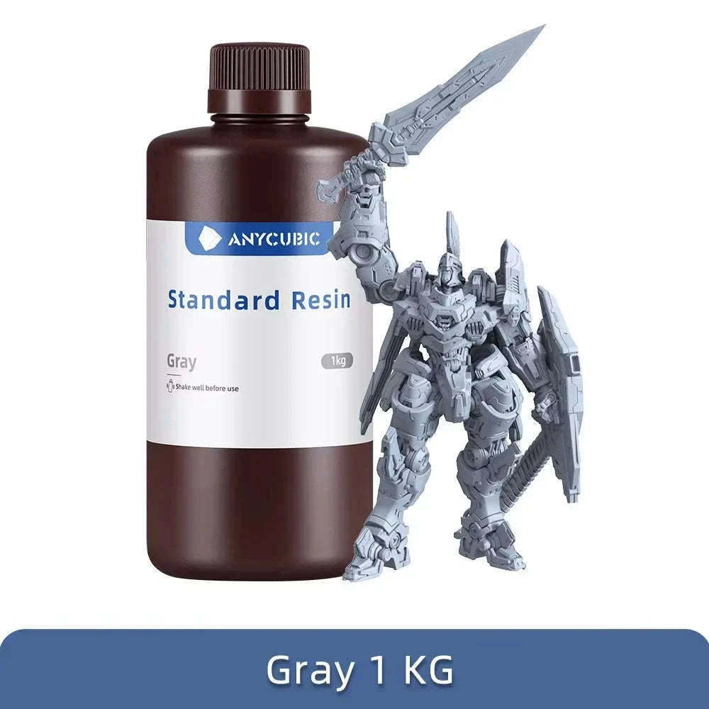 ANYCUBIC 405nm UV Resin for High-Precision 3D Printing-20kg HD Gray / UNITED KINGDOM