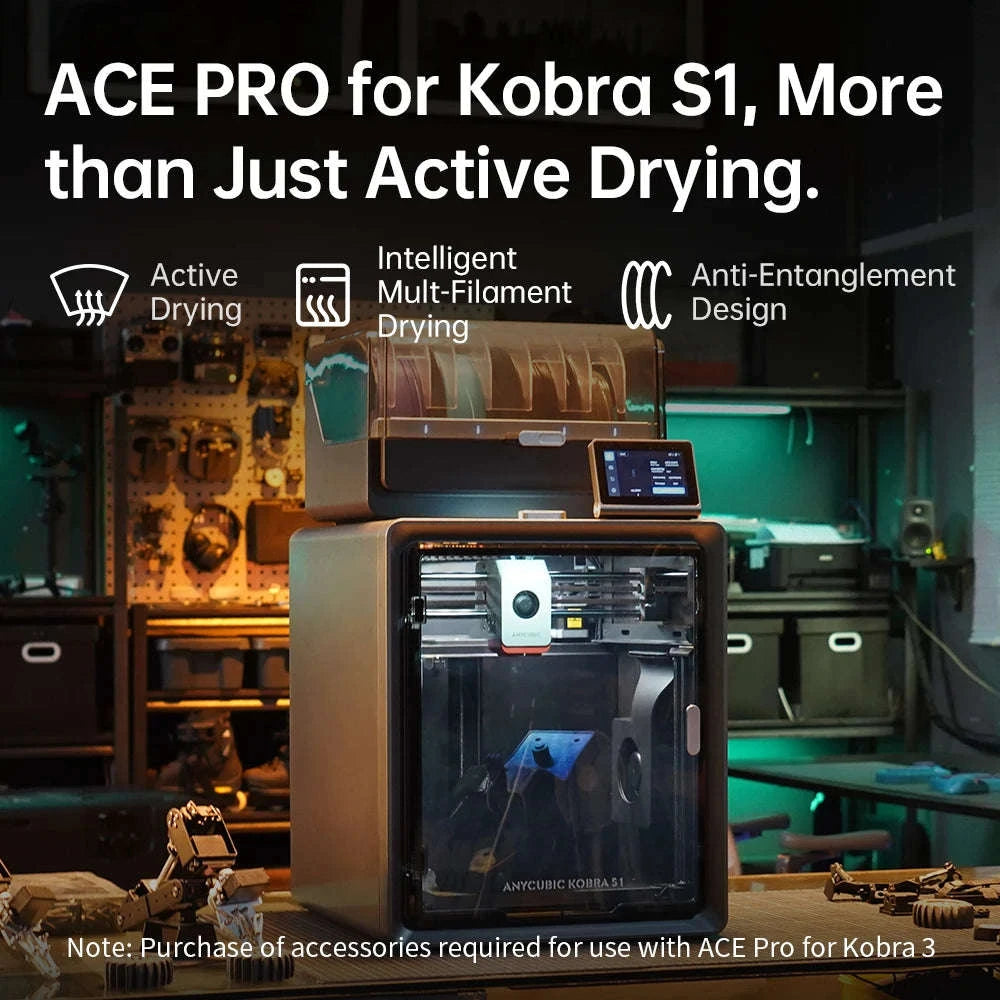 Anycubic Kobra S1 Speedy 3D Printer-S1 add 8kg PLA / GERMANY