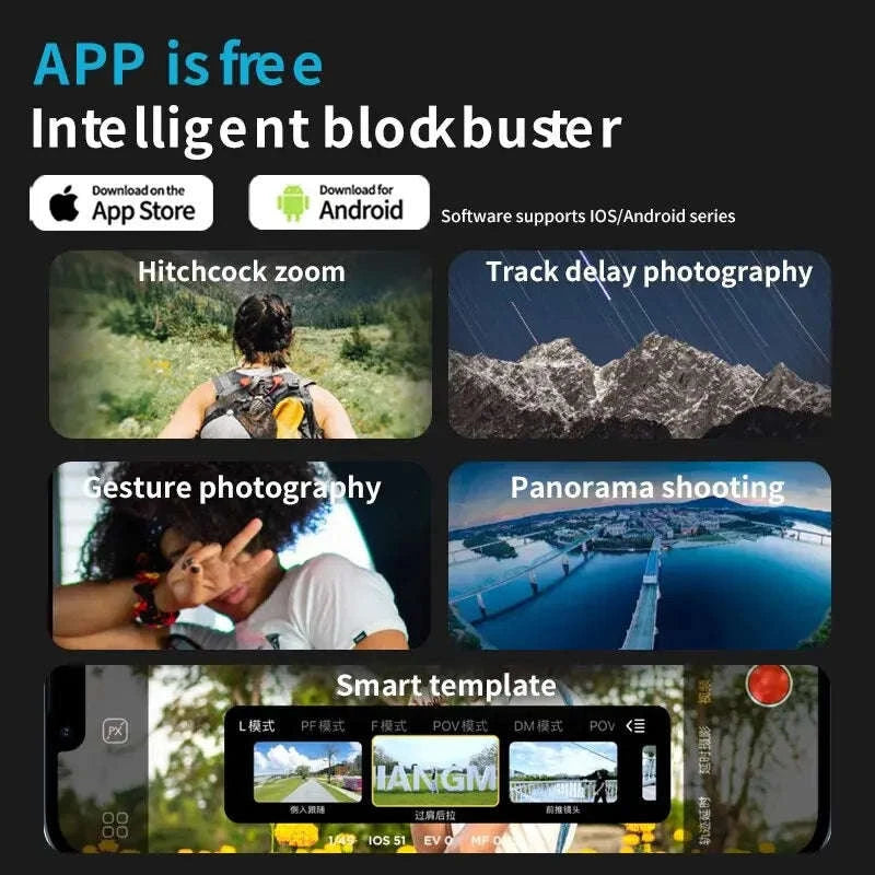 Aochuan SmartXE 3‑Axis Smartphone Gimbal Stabilizer-black