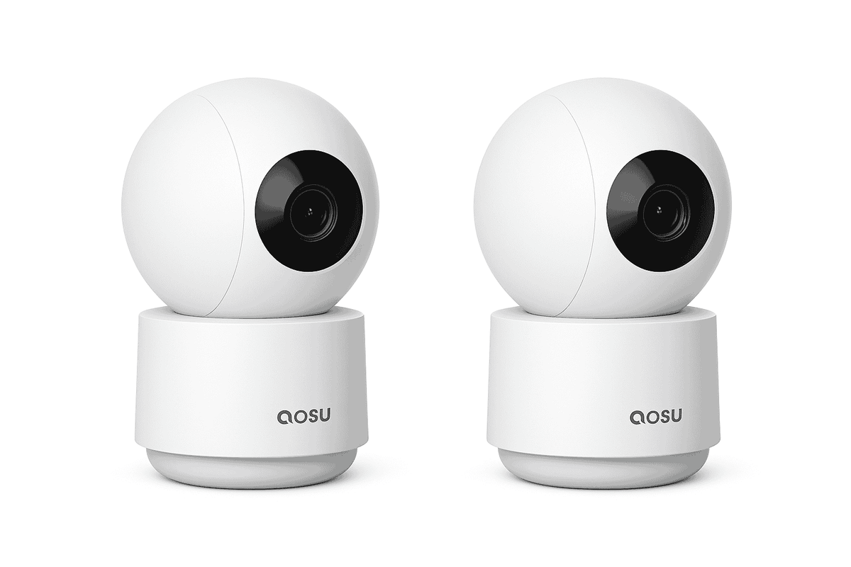 AOSU 3MP Indoor Baby Monitor Camera with 2-Way Audio-4pcs / United States