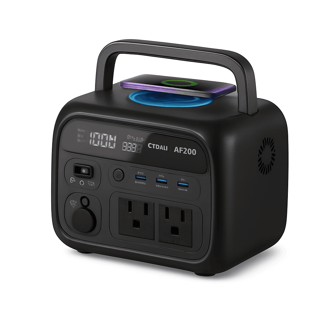 AP400 Portable Power Station 500W 345.6Wh LiFePO4 Battery-500W 220V EU Plug / Poland