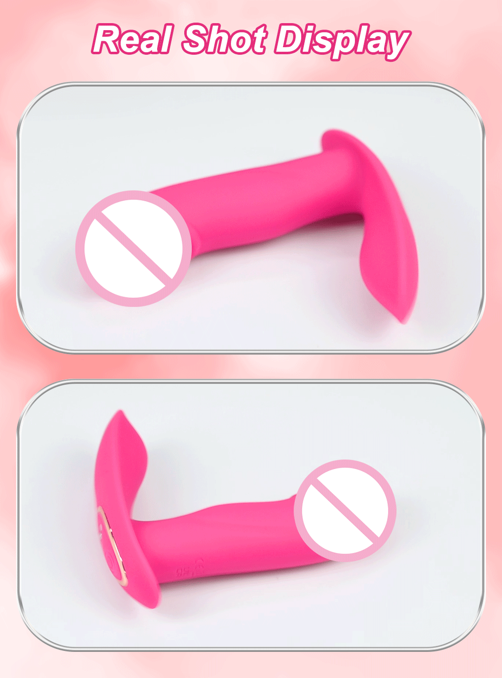 APP Control Wearable Dildo Vibrator for Women-CD82-APP-RD / China Mainland
