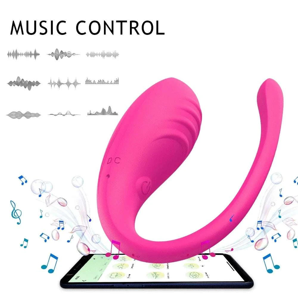 App Controlled Wearable Vibrating Egg with 9 Modes for Couples-Purple with Box