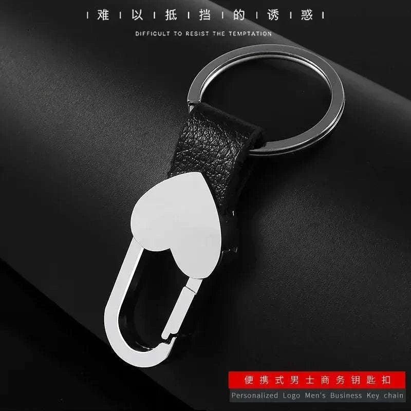 Apple-Shaped Metal Key Chain Pendant-Apple Keychain / 8.5cm