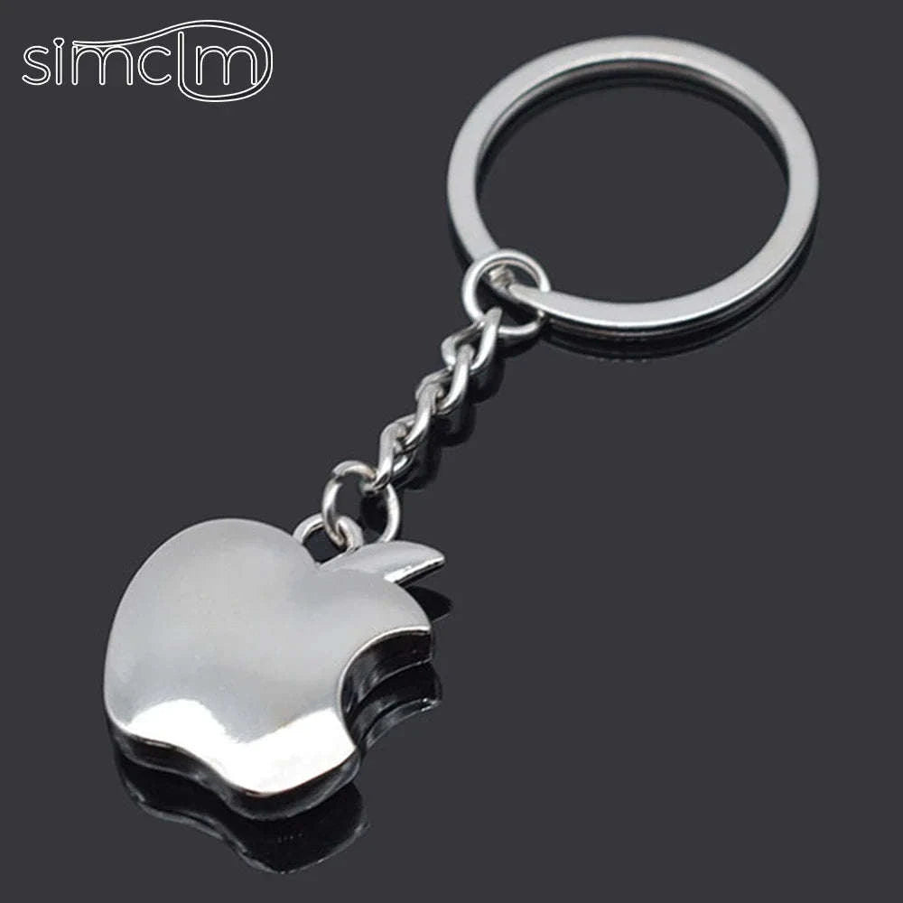 Apple-Shaped Metal Key Chain Pendant-Apple Keychain / 8.5cm