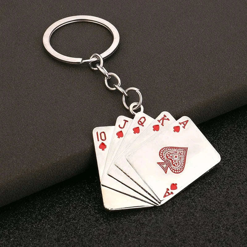 Apple-Shaped Metal Key Chain Pendant-Apple Keychain / 8.5cm