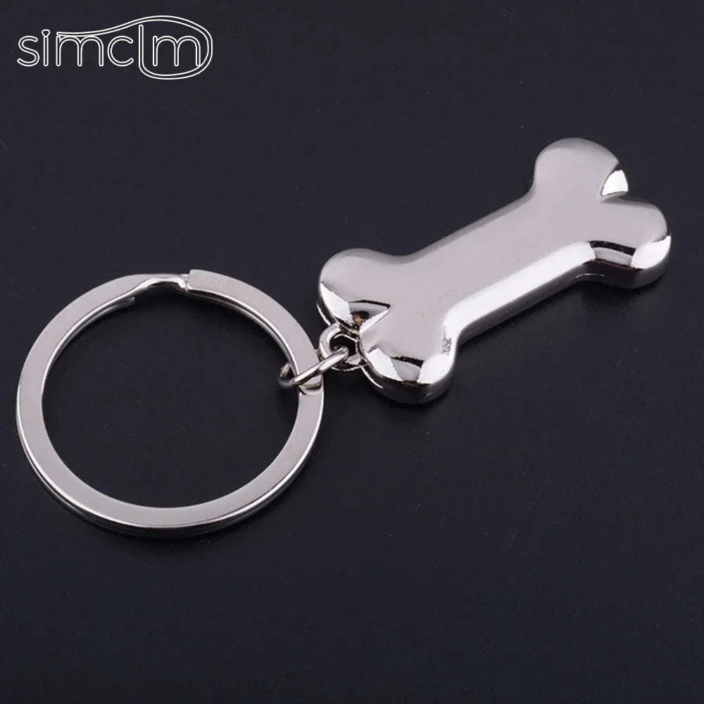 Apple-Shaped Metal Key Chain Pendant-Apple Keychain / 8.5cm