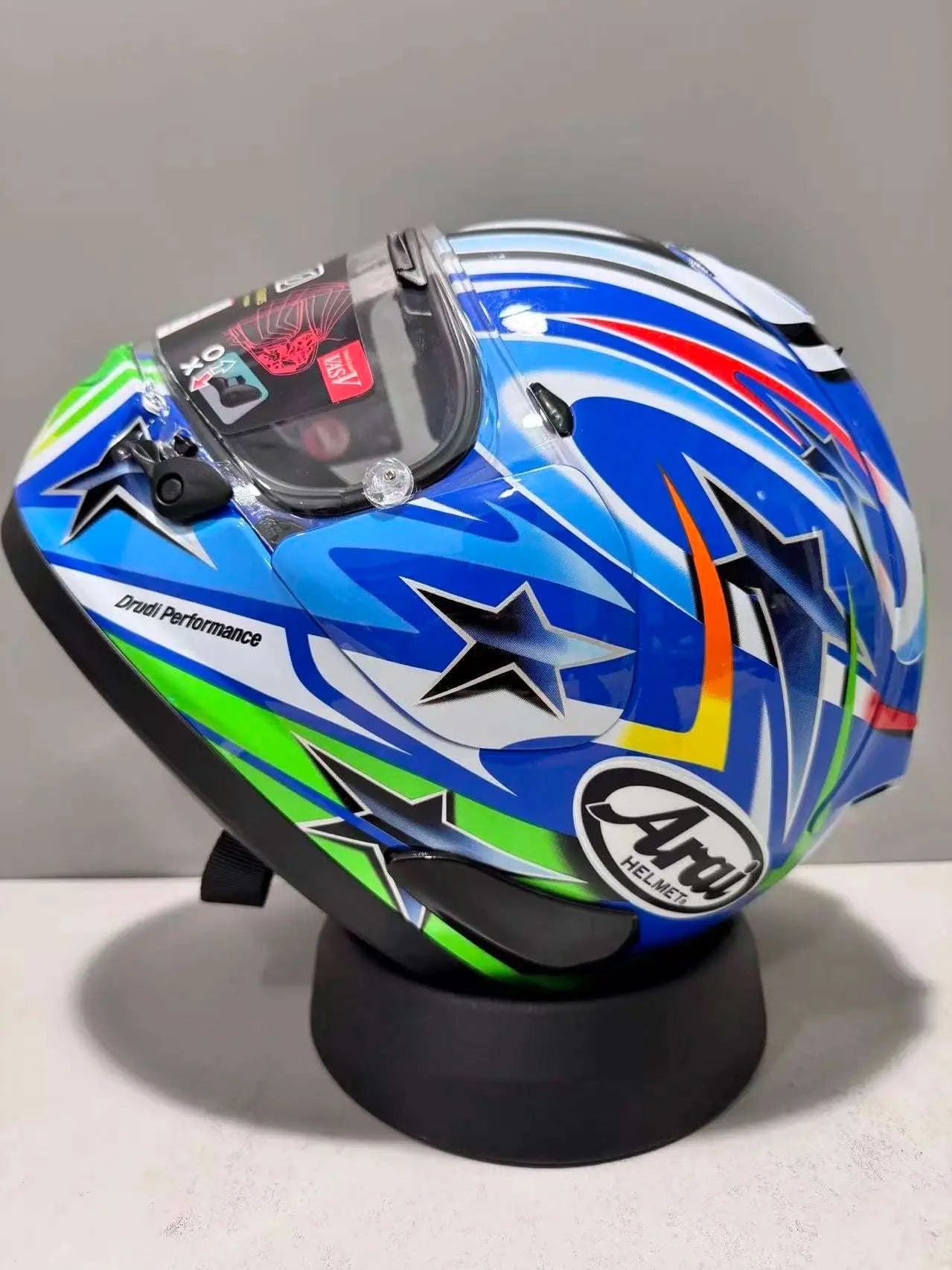 Arai Full Face Motorcycle Helmet RX7X Jian Nakano Green-revopurple visor / XXL