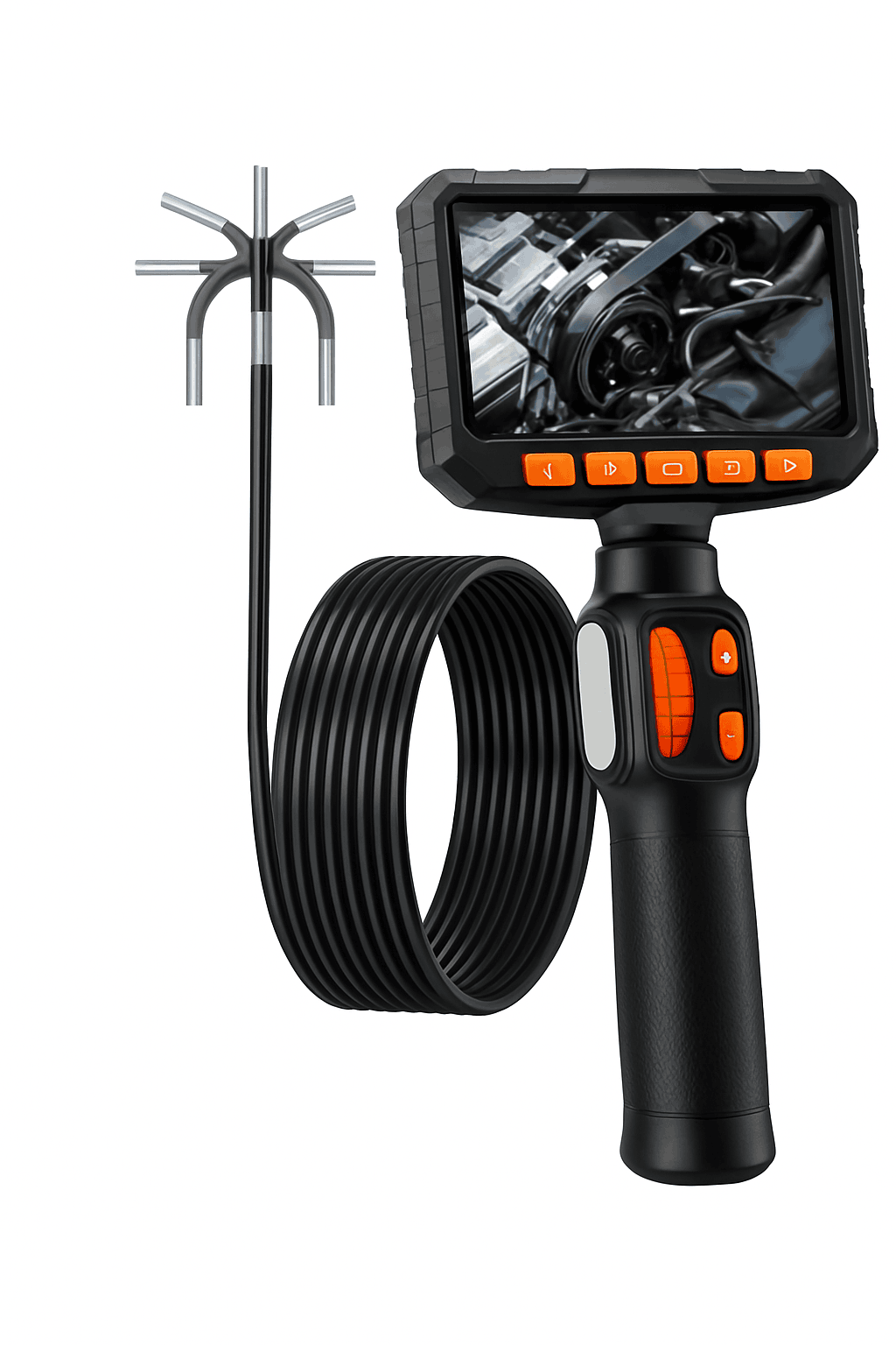 Articulating Borescope Camera 4.3 Inch 1080P HD IP67 Probe-4.3 INCH / 6mm / United States
