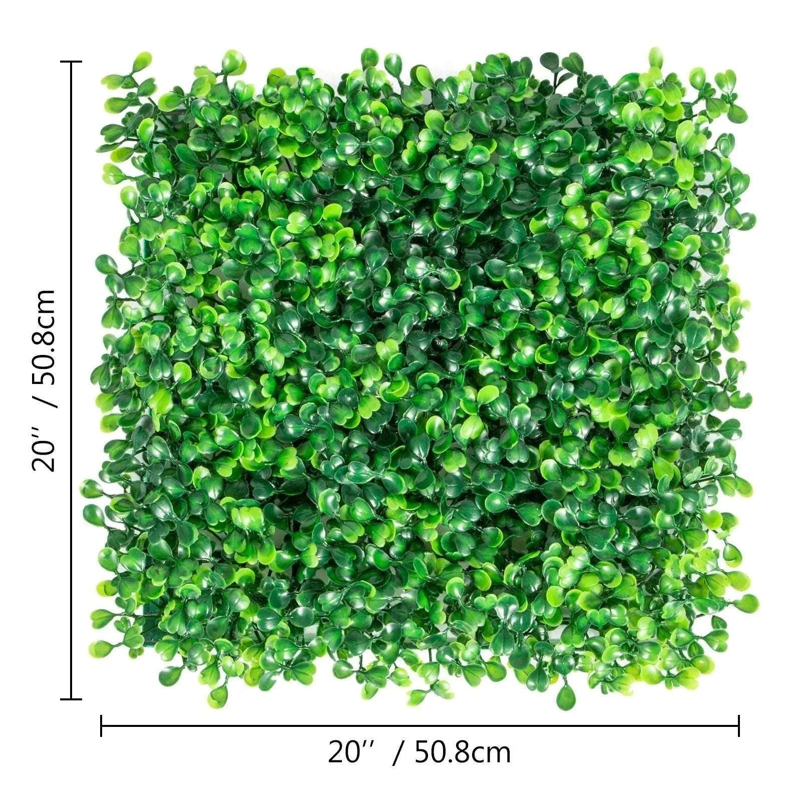 Artificial Boxwood Hedge Wall Panels 24 PCS UV Grass Backdrop-24x16in / Poland