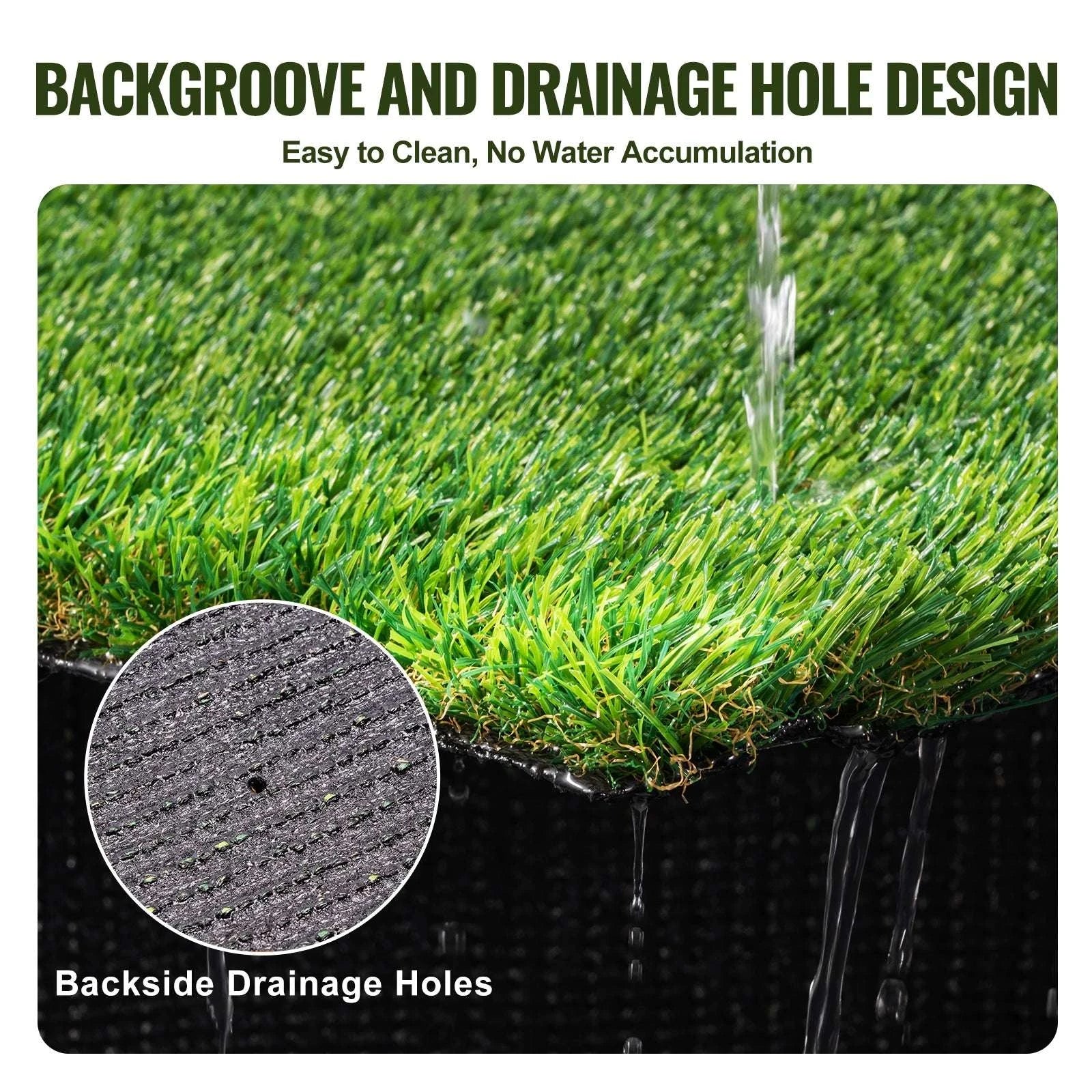 Artificial Grass Door Mat 5x3 ft Realistic Turf for Indoor Outdoor Use-5 x 3 ft / United States