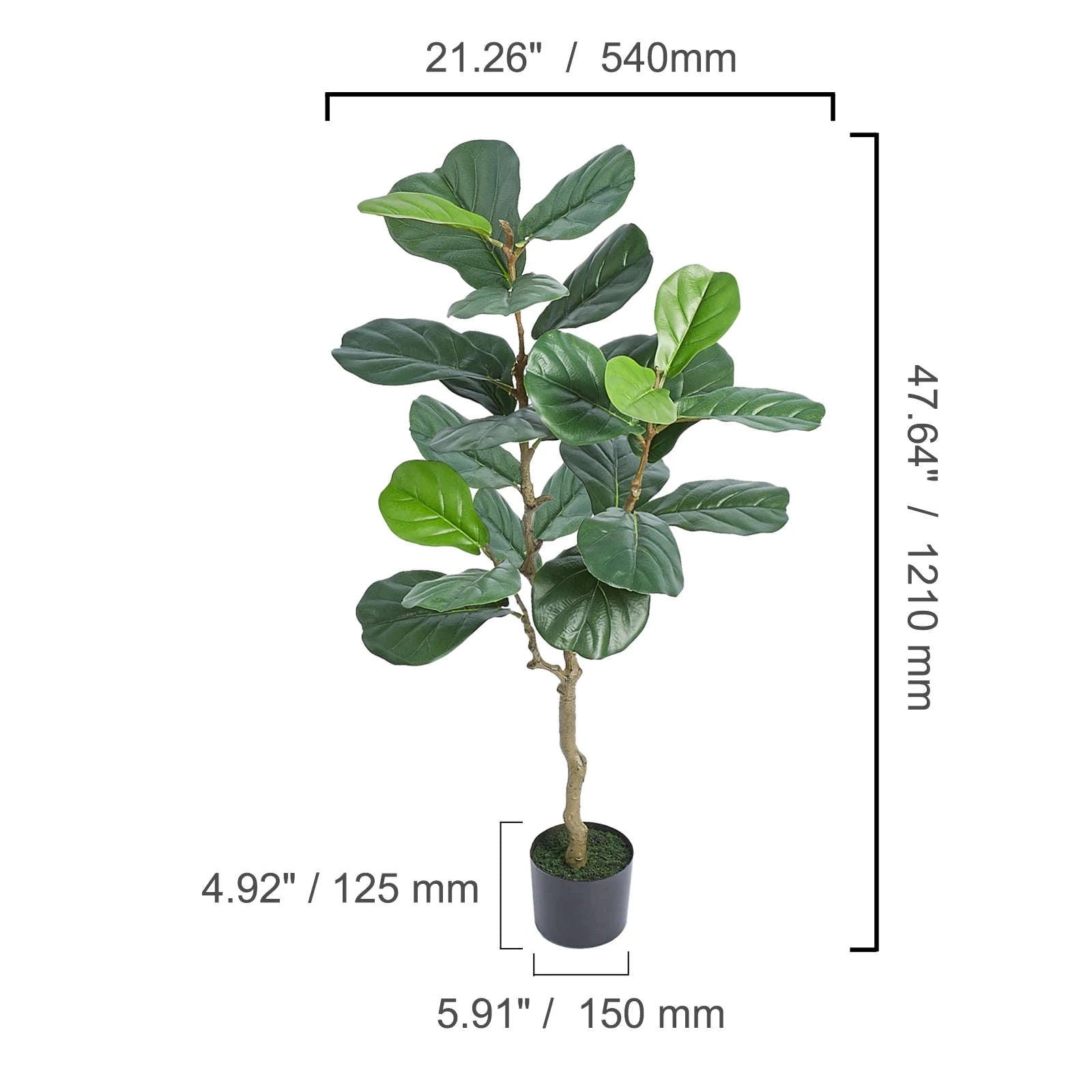 Artificial Olive Tree 4FT 5FT 6FT Tall Faux Plant-6ft Type3 / Poland