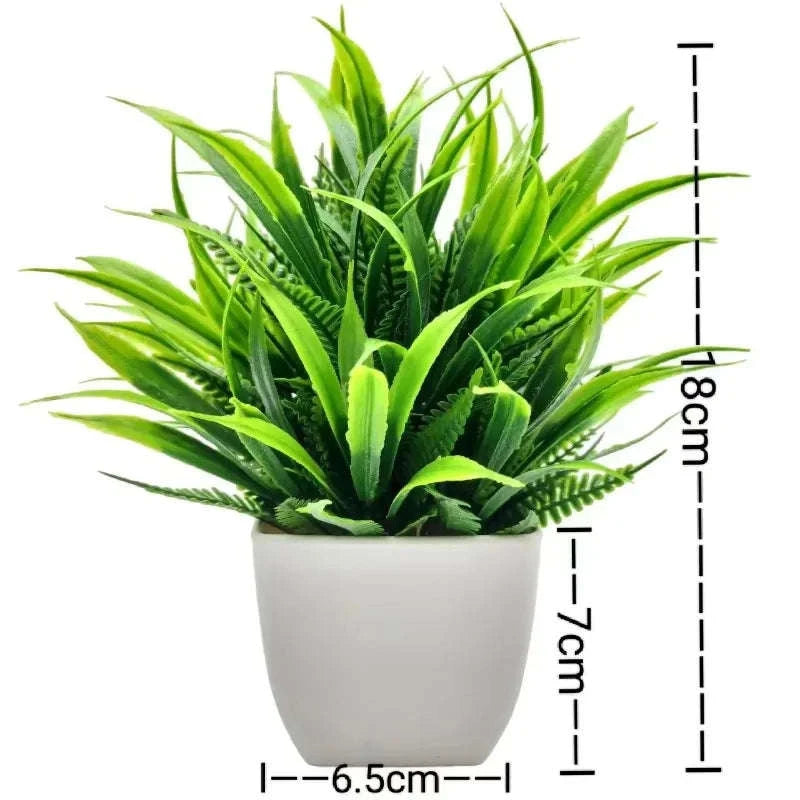 Artificial Plant in Plastic Pot for Effortless Home & Office Decor-1pc Ardisia