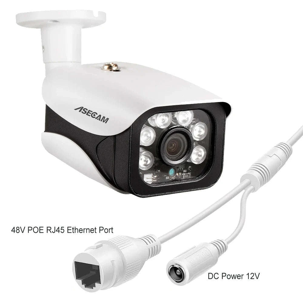 ASECAM 8MP 4K IP Camera-Super 8MP POE / 3.6mm