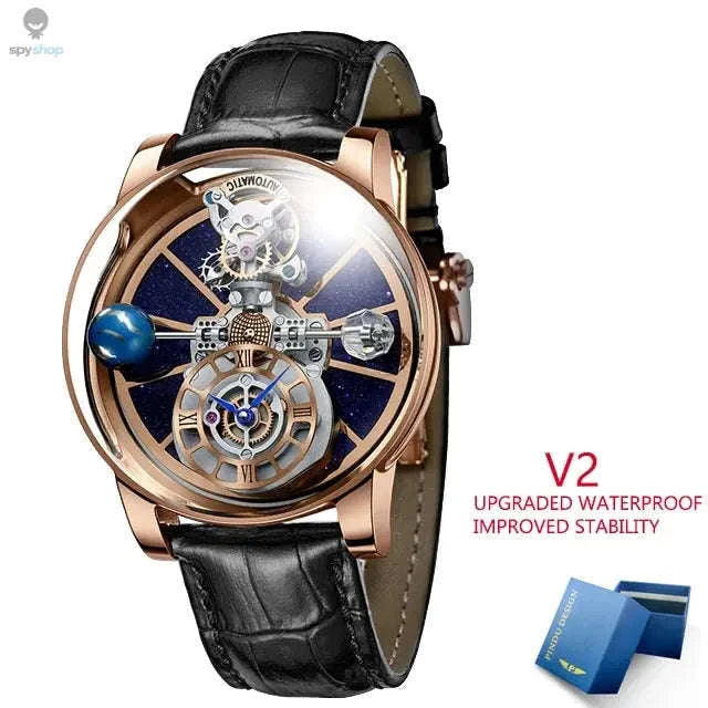 Astronomia Quartz Watch – Modern Design with Precision Timekeeping-blue silver