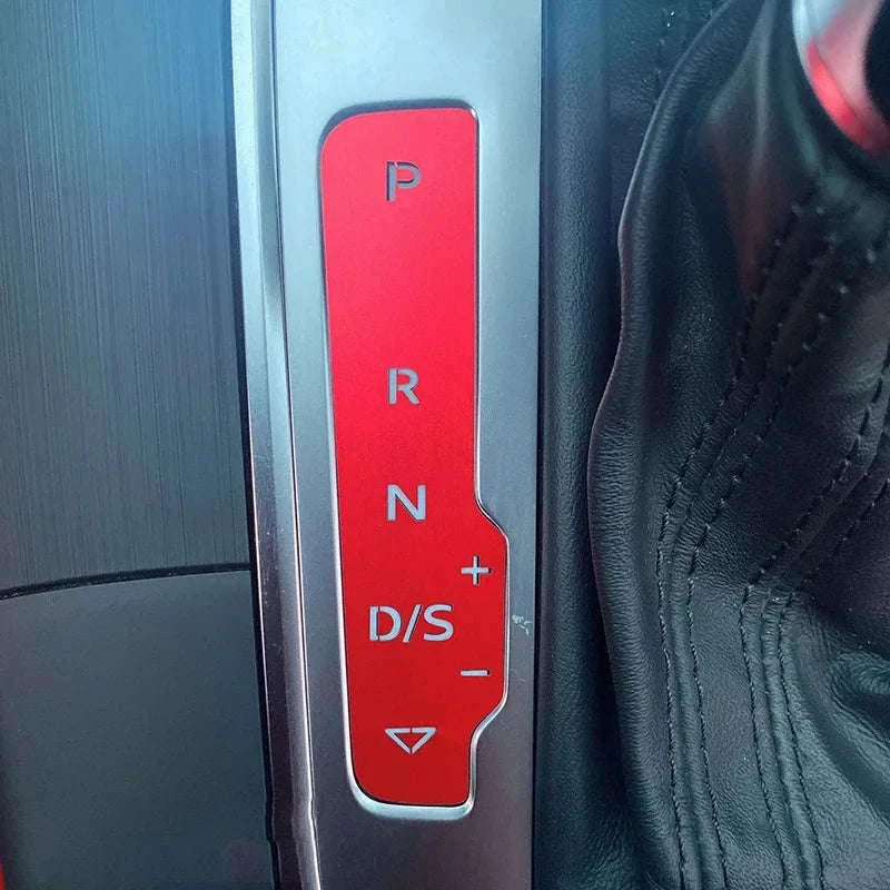 Audi A3 8V Gear Shift Panel Metal Trim Sticker-Australia / Blue