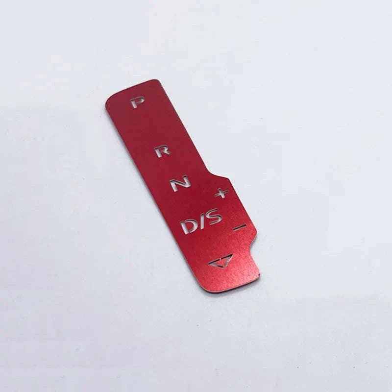 Audi A3 8V Gear Shift Panel Metal Trim Sticker-Australia / Blue