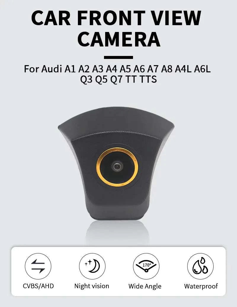Audi Front View Camera with 170° Wide Angle AHD Lens Upgrade-Front View Camera / 12 V