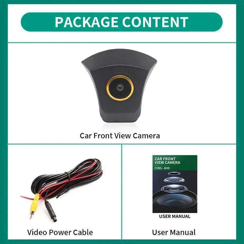 Audi Front View Camera with 170° Wide Angle AHD Lens Upgrade-Front View Camera / 12 V