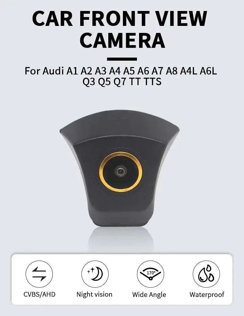 Audi Front View Camera with 170° Wide Angle AHD Lens Upgrade-Front View Camera / 12 V