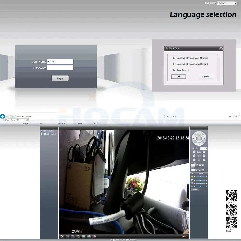 Audio POE Night Vision Mini IP Camera-3MP / 6mm