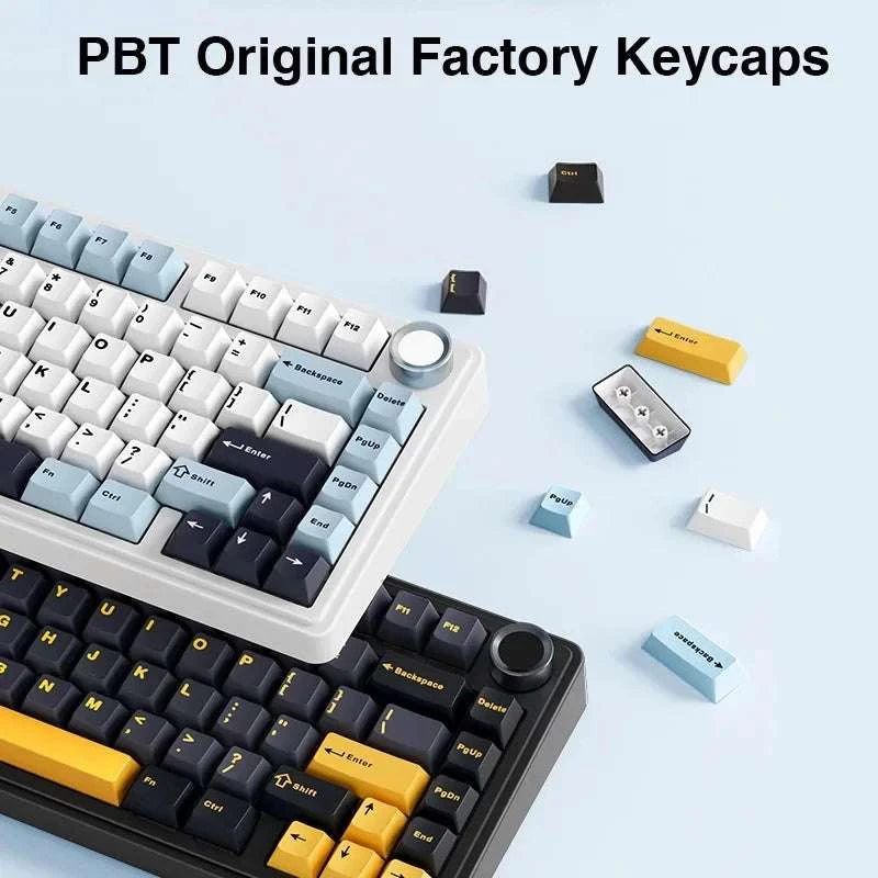 AULA F75 Wireless Mechanical Keyboard RGB 75% Hot Swap 78-Key-Reef Black / White Switch