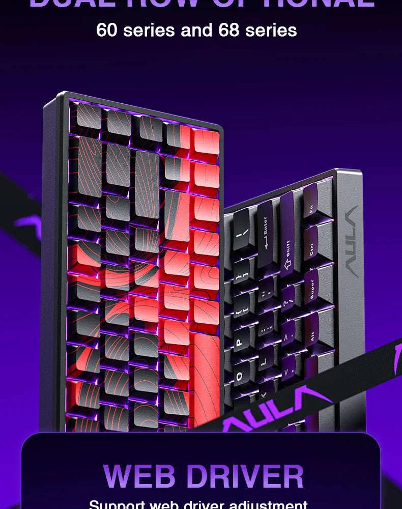 AULA WIN60 WIN68 HE Esports Magnetic Switch Gaming Keyboard-WIN60 HE Standard / United States