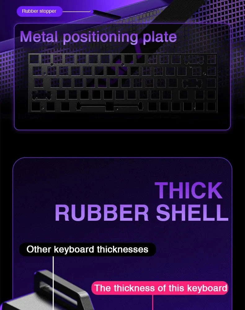 AULA WIN60 WIN68 HE Esports Magnetic Switch Gaming Keyboard-WIN60 HE Standard / United States