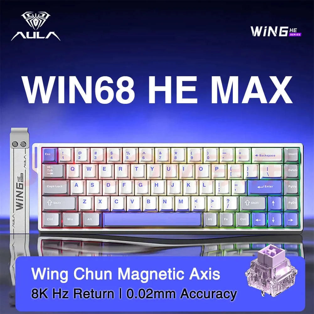 AULA WIN60 WIN68 HE Esports Magnetic Switch Gaming Keyboard-WIN60 HE Standard / United States