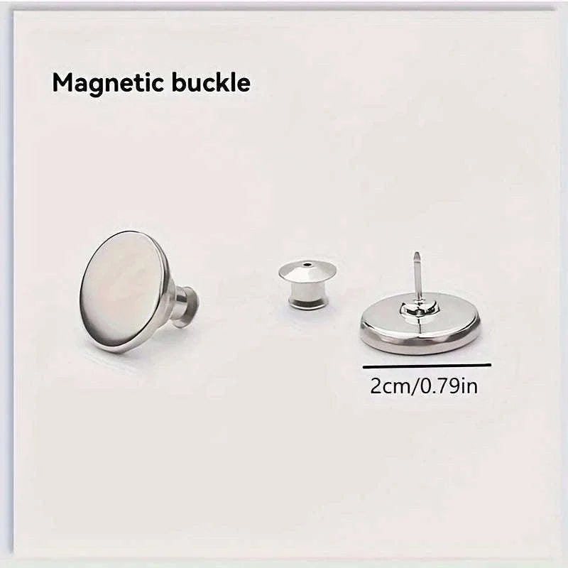 AuraHooks Magnetic Curtain Tieback for Clean, Polished Drapes-8 pairs / 17mm