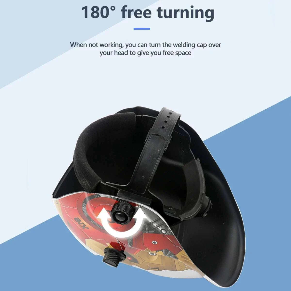 Auto Darkening Welding Helmet with Large View True Color Lens-107