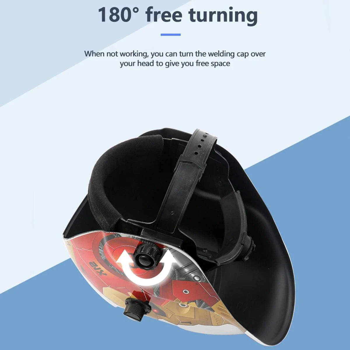 Auto Darkening Welding Helmet with Large View True Color Lens-107
